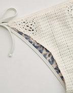 Aerie Cheekiest Side Tie Crochet Bikini Bottom