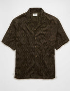 AE Relaxed Fit Short-Sleeve Camp Collar Shirt