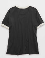 Aerie｜スマイリー®オーバーサイズ・クルー・ボーイフレンドTシャツ
