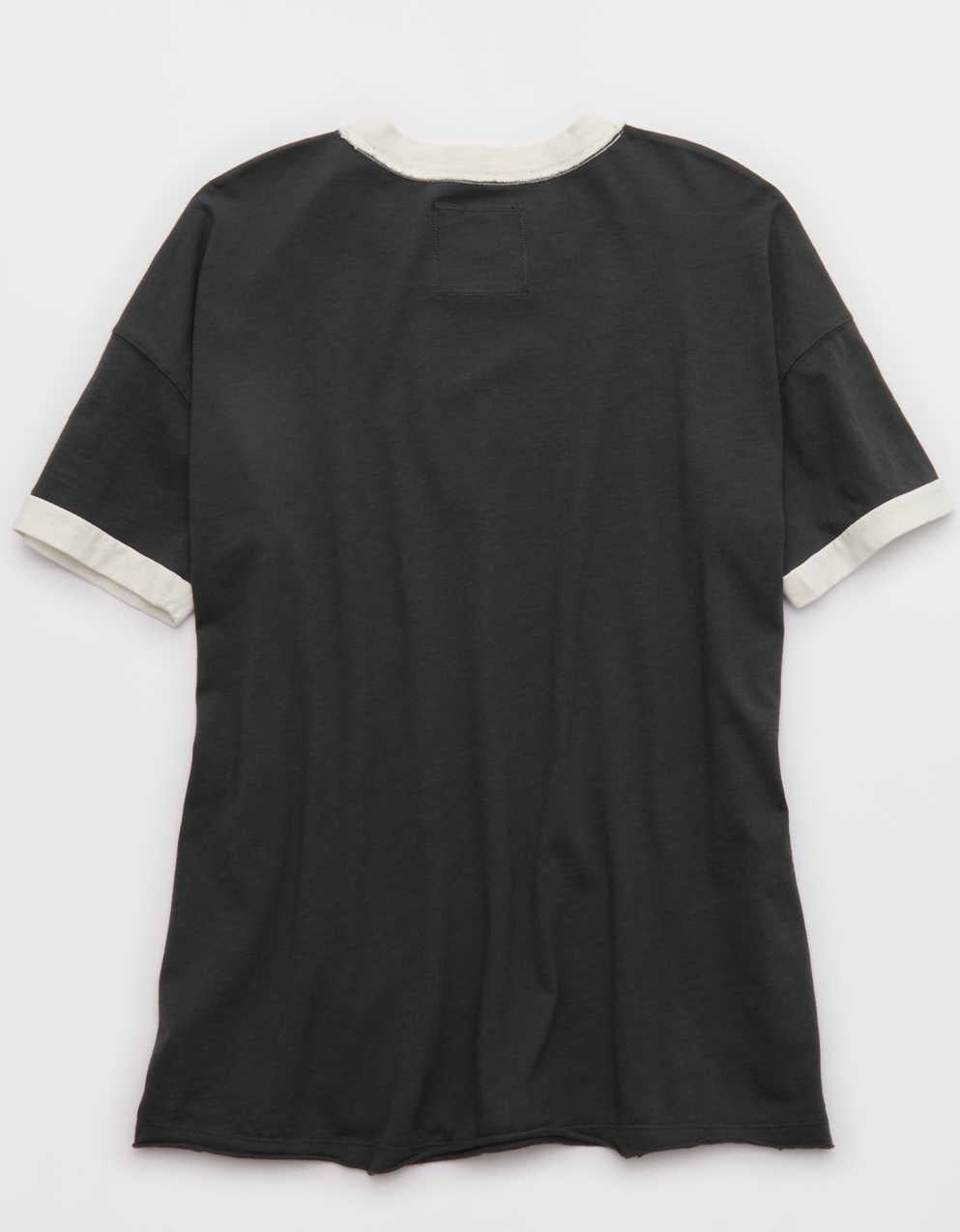 Aerie｜スマイリー®オーバーサイズ・クルー・ボーイフレンドTシャツ