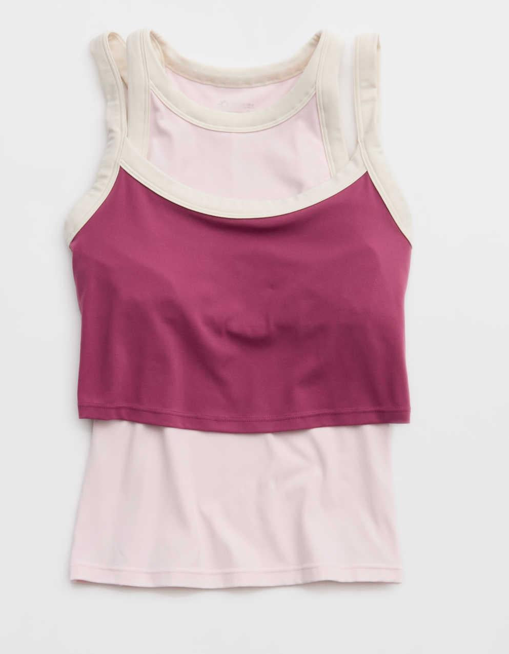 OFFLINE By Aerie Real Me Ringer High Neck Tank Top