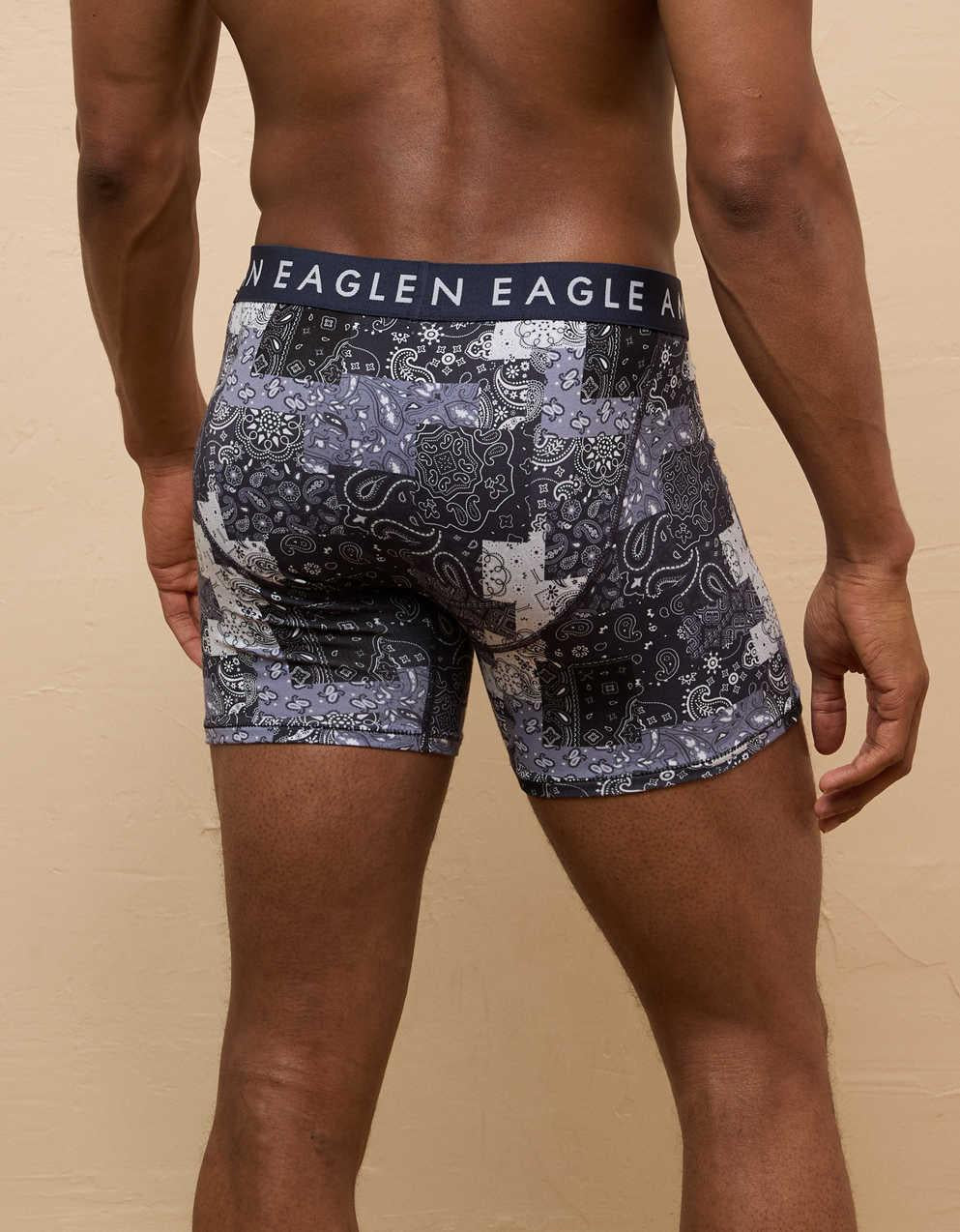 AEOメンズ・ペイズリー6インチ・クラシック・ボクサー・ブリーフ