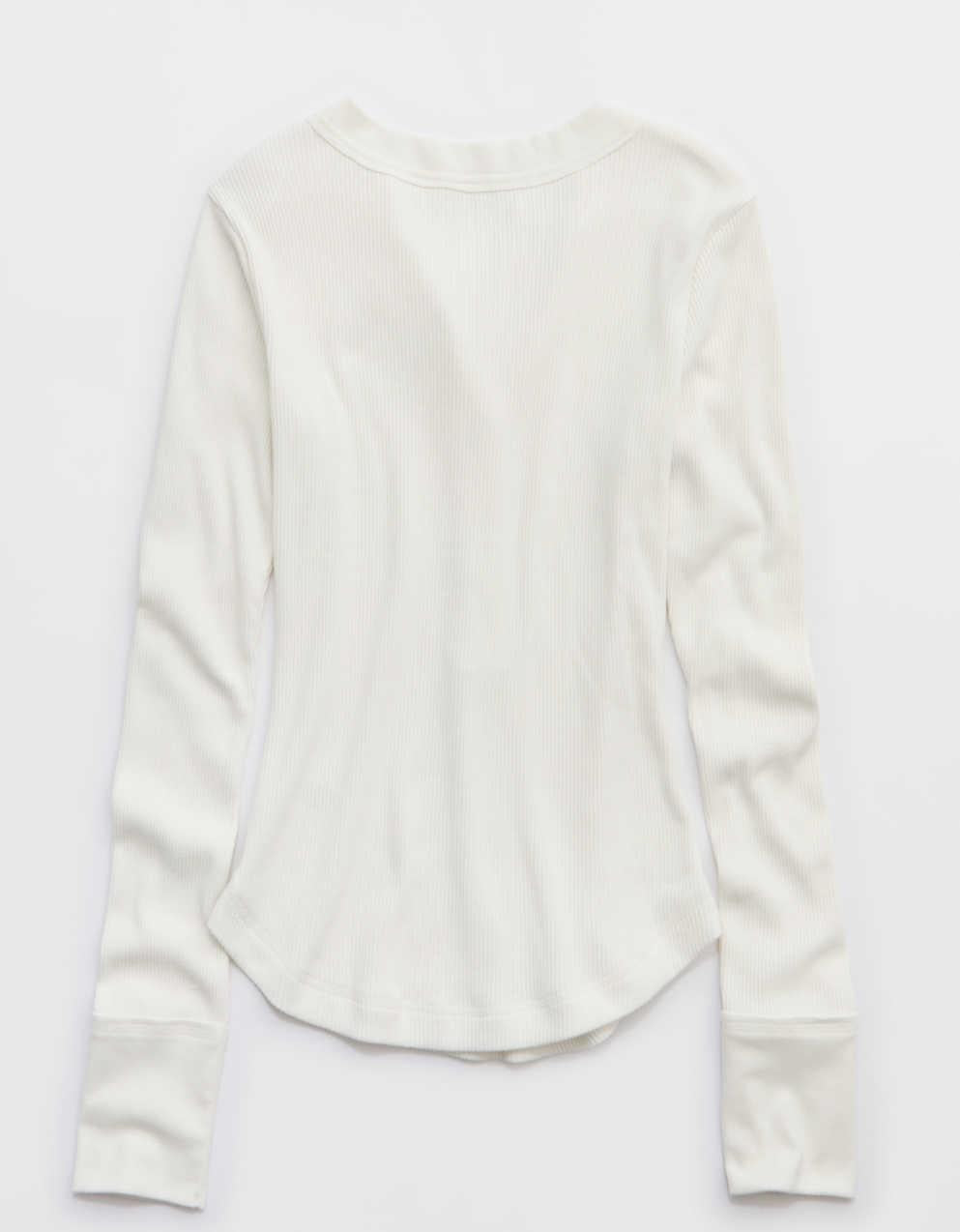 AerieヘンリーエッセンシャルレイヤリングTシャツ