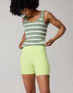 OFFLINE By Aerie Stripe Rib High Waisted 5" Bike Short