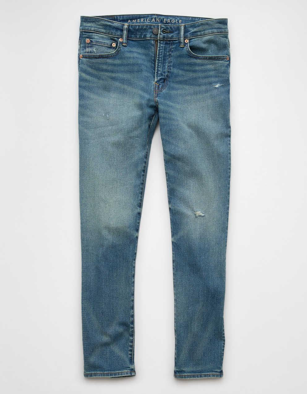 AE AirFlex+ リップド スリム ジーンズ