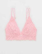 Show Off Rosey Lace Padded Plunge Bralette