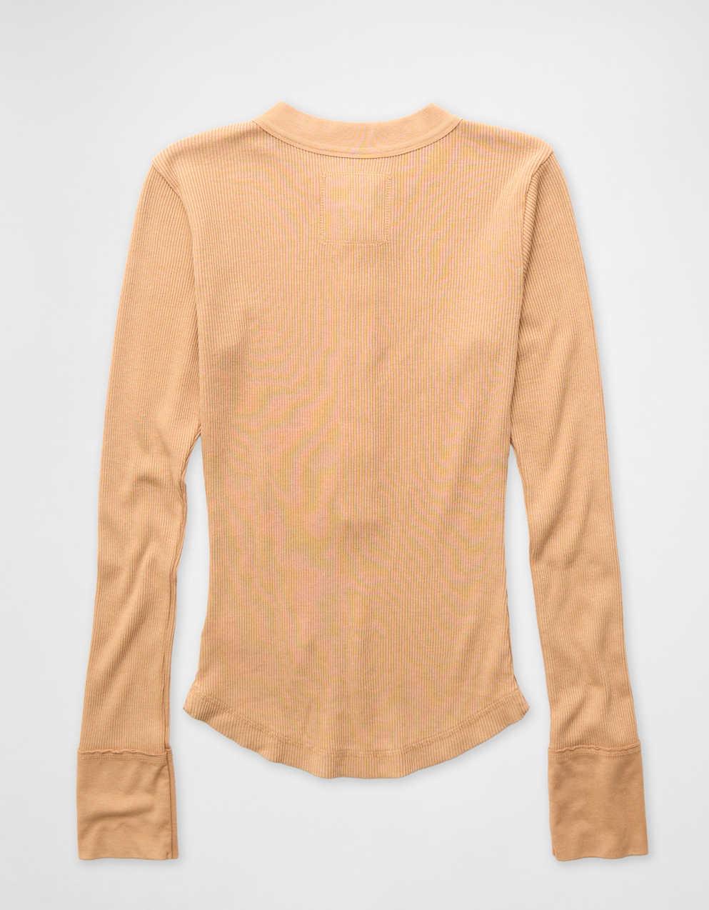 AerieヘンリーエッセンシャルレイヤリングTシャツ