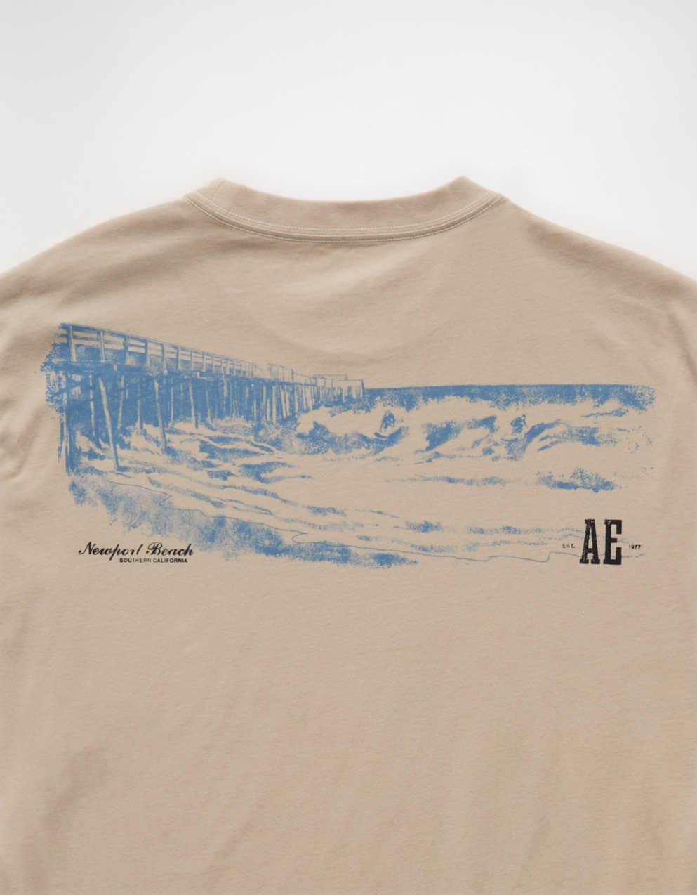AE スタンダード・フィット・グラフィック・ロゴTシャツ