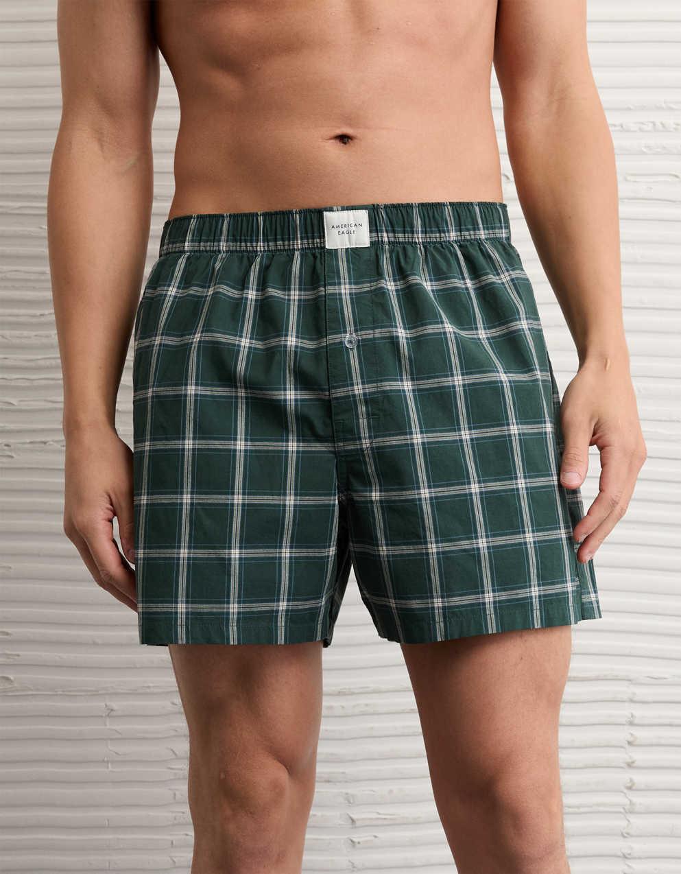 AEO ストレッチ・プレイド・クラシック・ボクサー・ショート