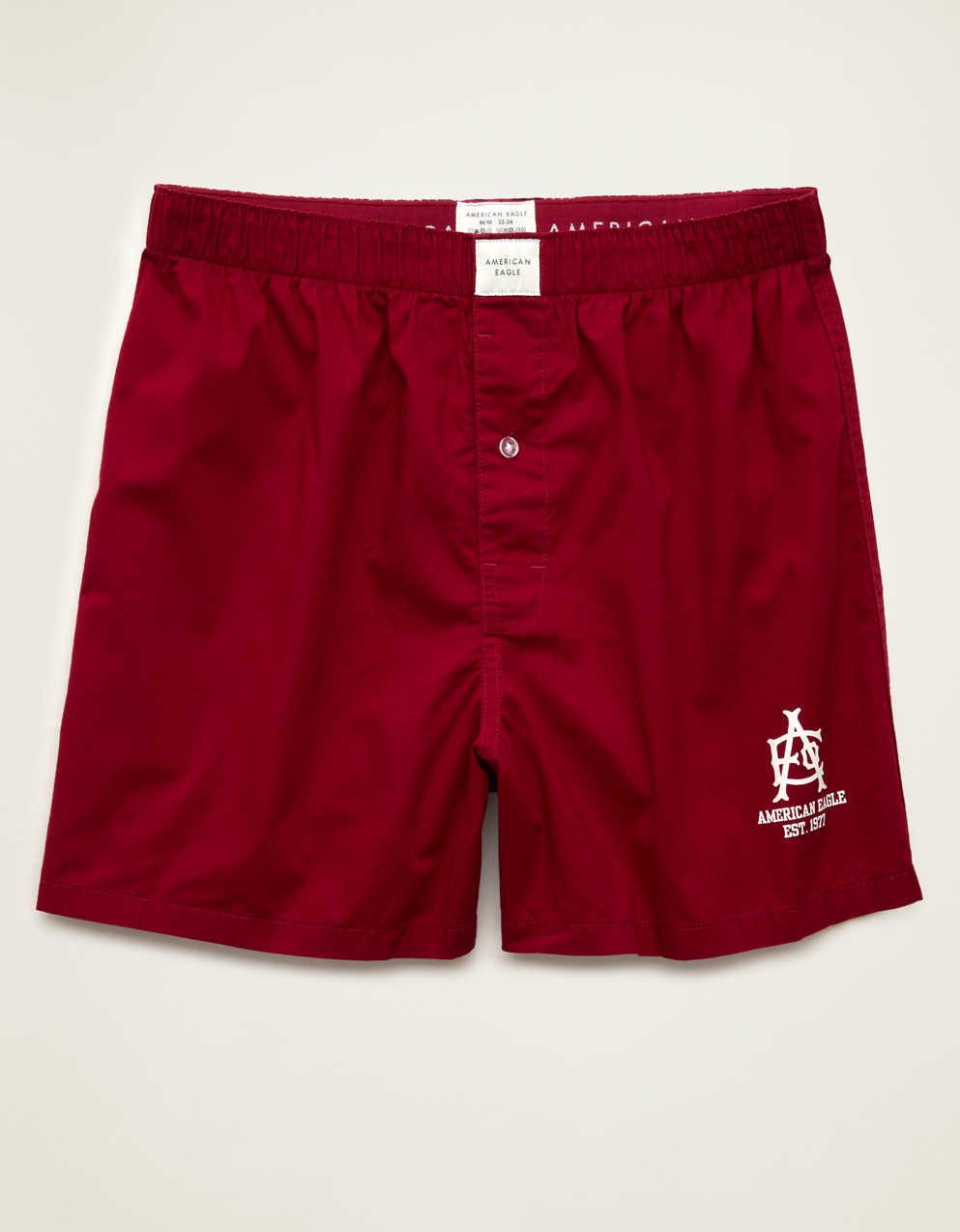AEO Men's Stretch Cotton Boxer Short