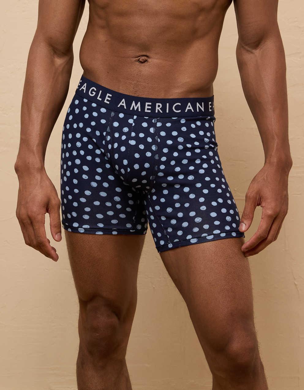AEOメンズ・ペイント・ドット6インチ・クラシック・ボクサー・ブリーフ