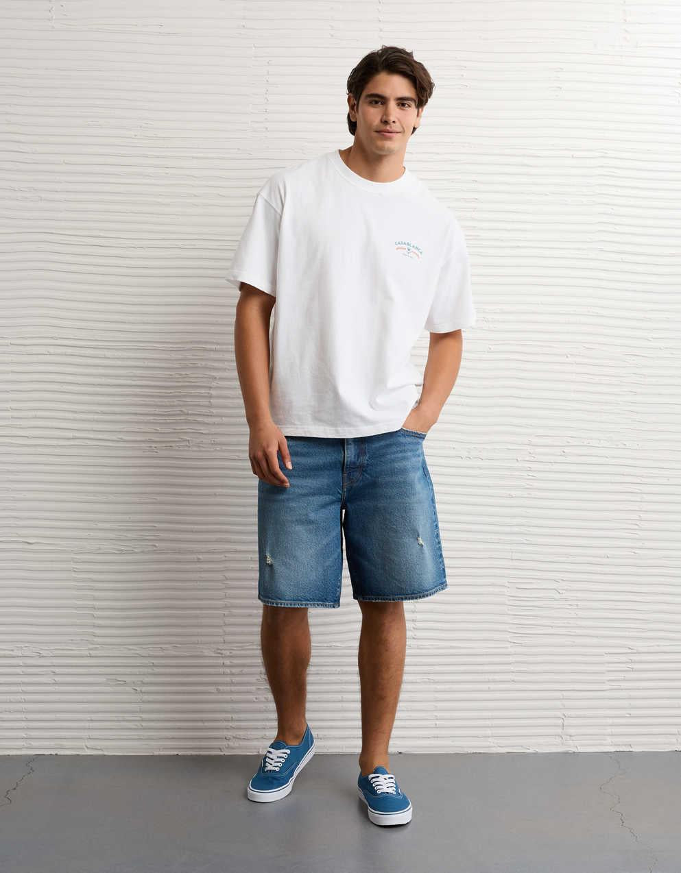 AE ボクシーフィット デスティネーション グラフィックTシャツ