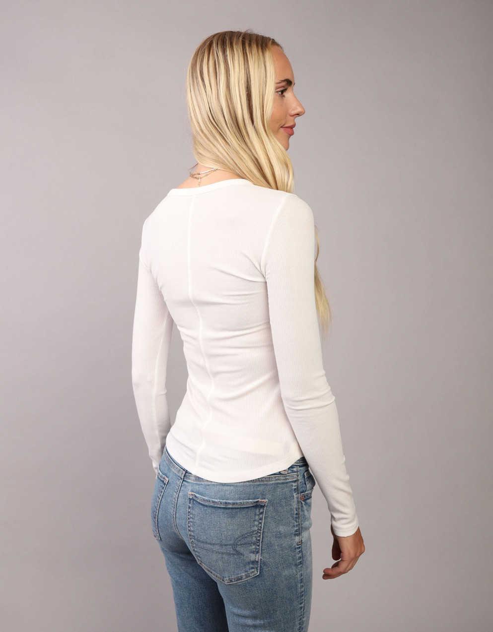 AEソフト＆セクシー長袖Tシャツ