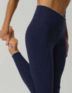 OFFLINE By Aerie Real Me XTRA Ribbed Picot Trim クロスオーバー・レギンス