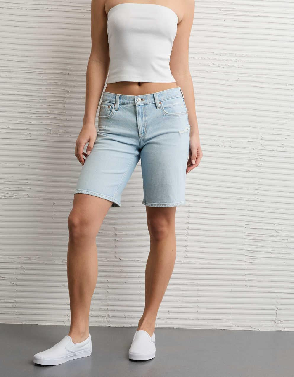 AE Stretch High-Waisted 11" Jort