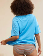 Aerie オーバーサイズVネックボーイフレンドTシャツ