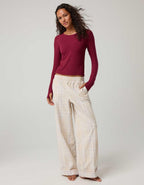 OFFLINE By Aerie Thumbs Up Fitted Ribbed T-Shirt