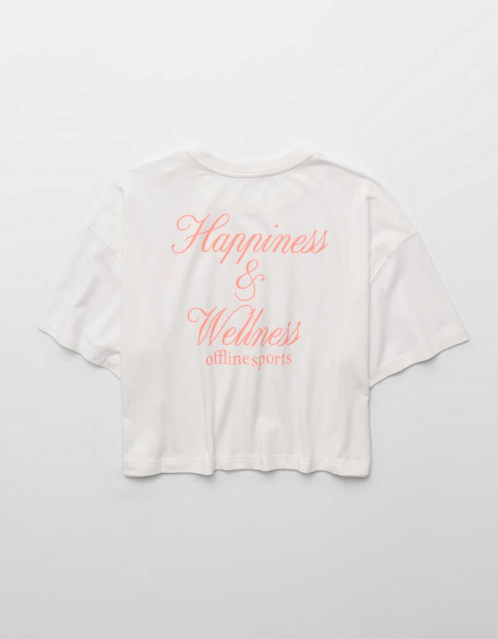 OFFLINE バイ・エアリー レッツ・ストレッチ・クロップドTシャツ