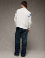 AEボクシー長袖フットボールTシャツ
