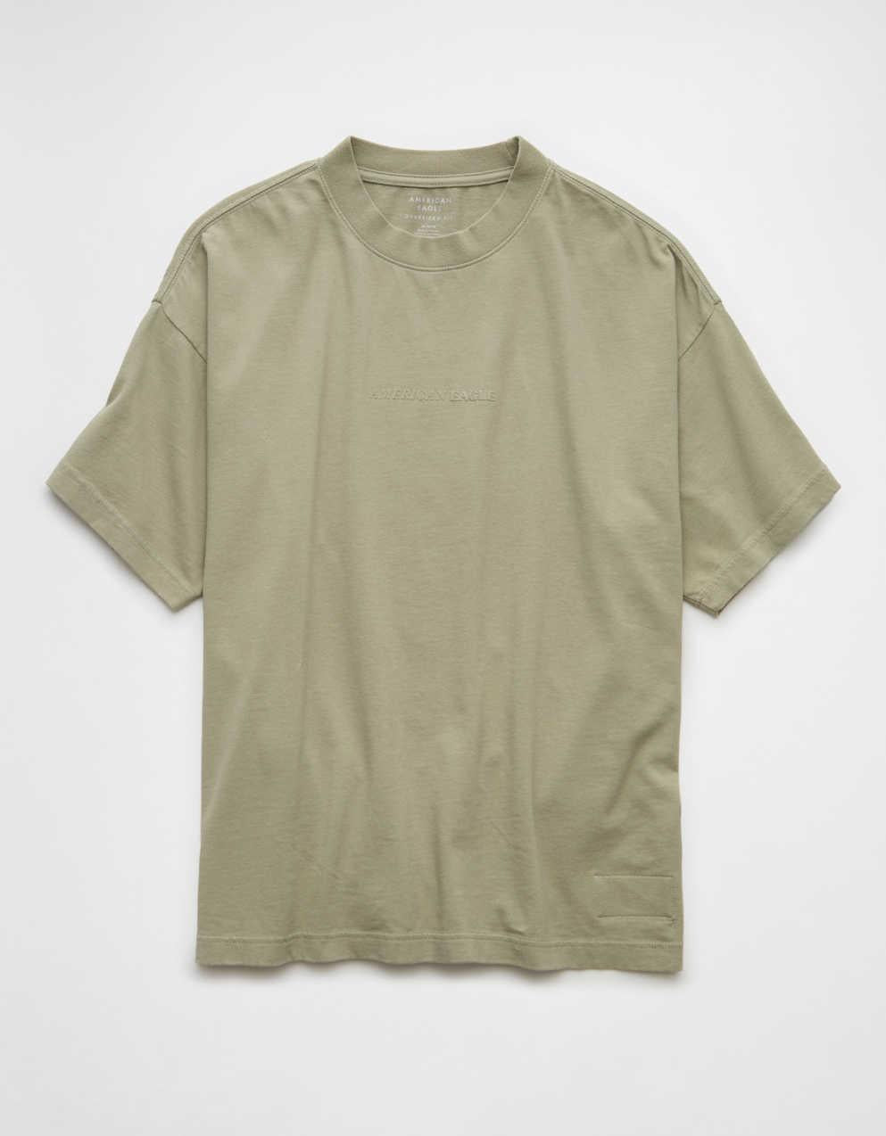 AE Laidback Luxe ヘビーウェイト オーバーサイズ ロゴ グラフィック Tシャツ