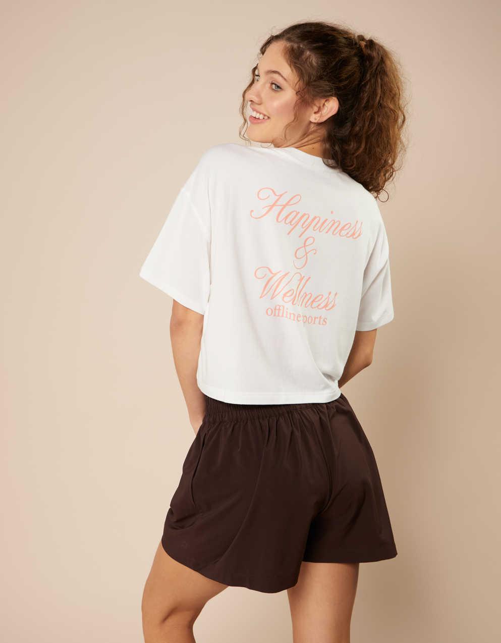 OFFLINE バイ・エアリー レッツ・ストレッチ・クロップドTシャツ