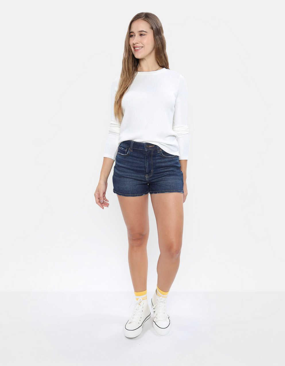 AE Plush Long-Sleeve V-Neck Tee