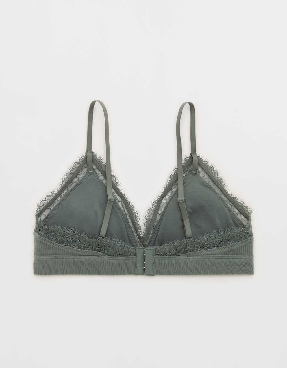 Superchill Cotton Rib Padded Triangle Bralette
