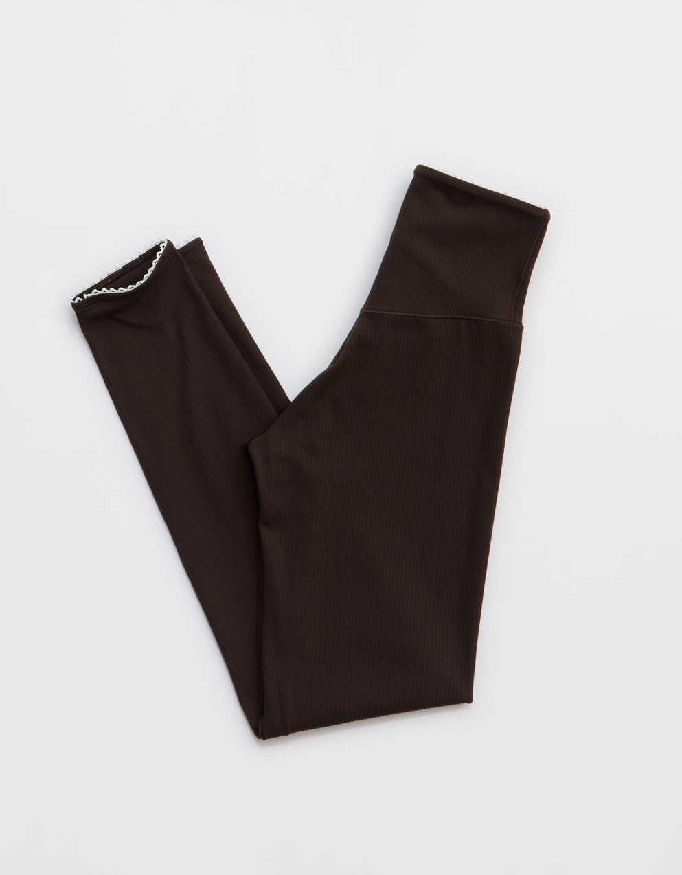OFFLINE By Aerie Real Me XTRA Ribbed Picot Trim クロスオーバー・レギンス