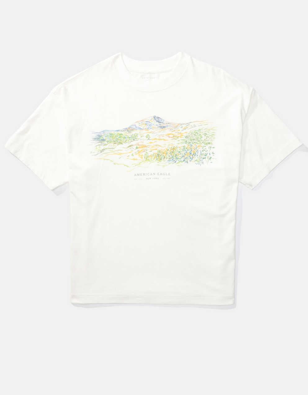 AEオーバーサイズ・グラフィックTシャツ