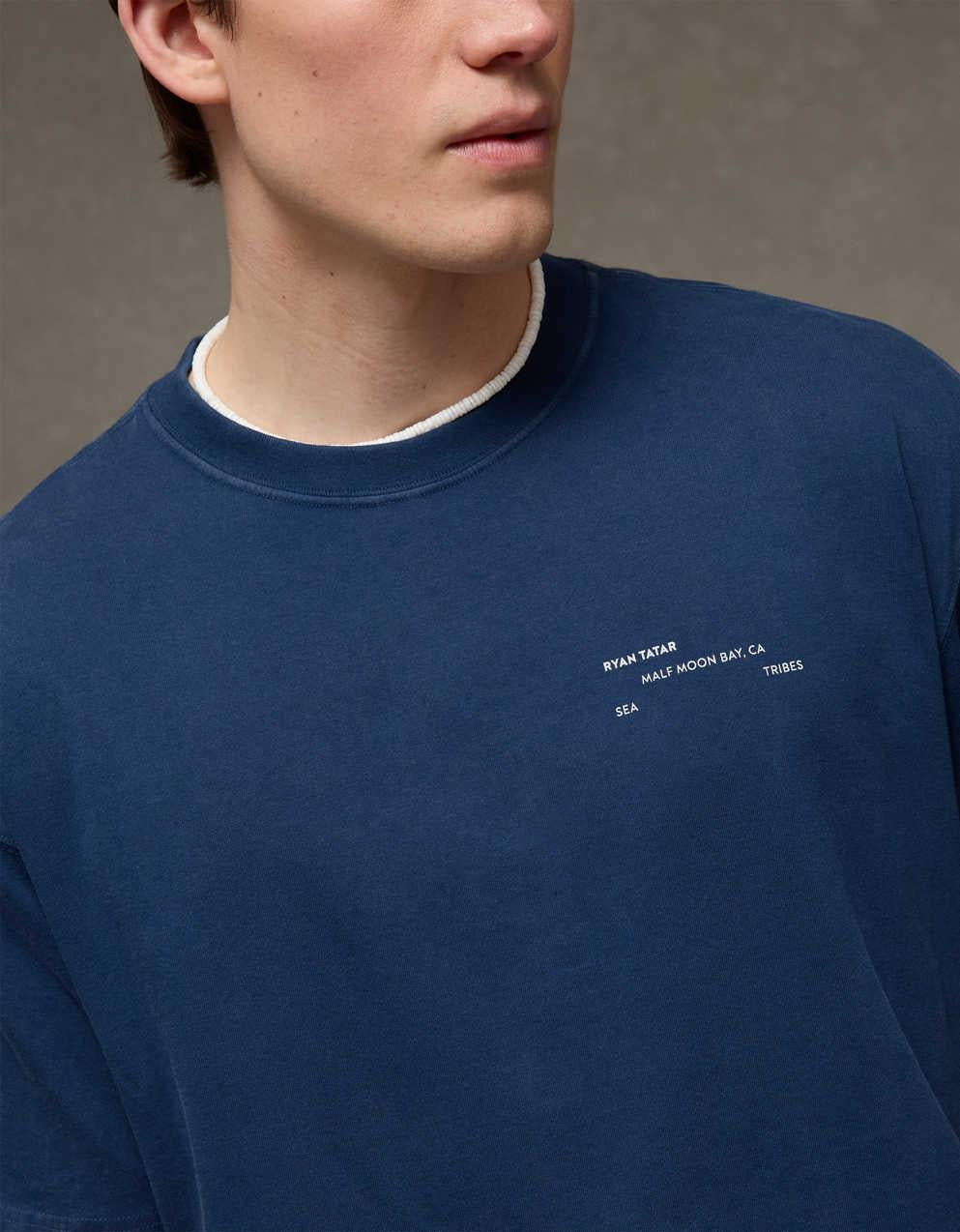 AE×ライアン・タタール ボクシー・グラフィックTシャツ