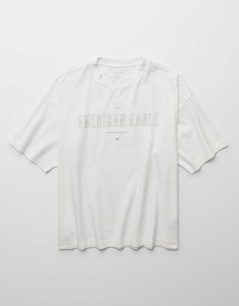 AEリラックス・ロゴ・グラフィックTシャツ