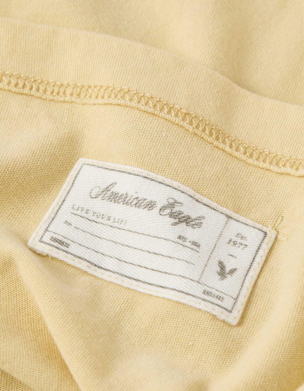 AE Laidback Luxe ヘビーウェイト オーバーサイズ ロゴ グラフィック Tシャツ