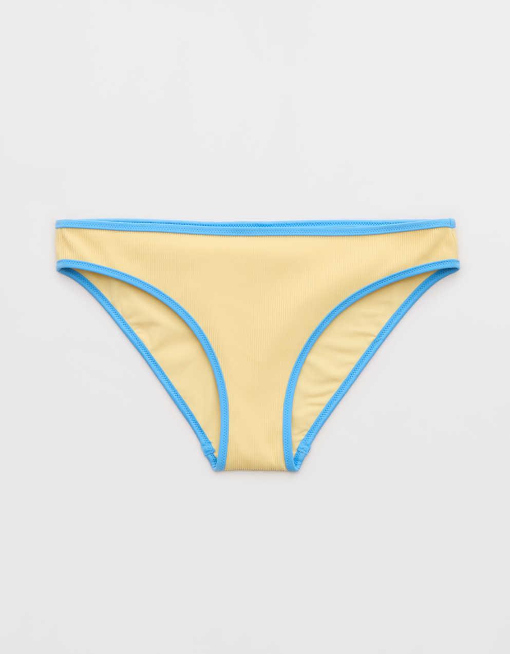 Aerie リブ編みフルカバレッジ・クラシック・ビキニ・ボトム