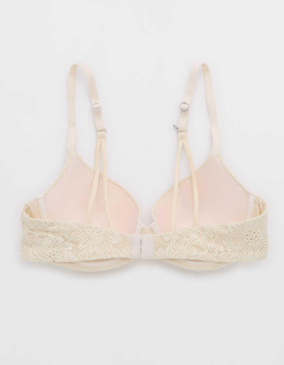 Sunnie ブルーム レース デミ プッシュアップ ブラジャー