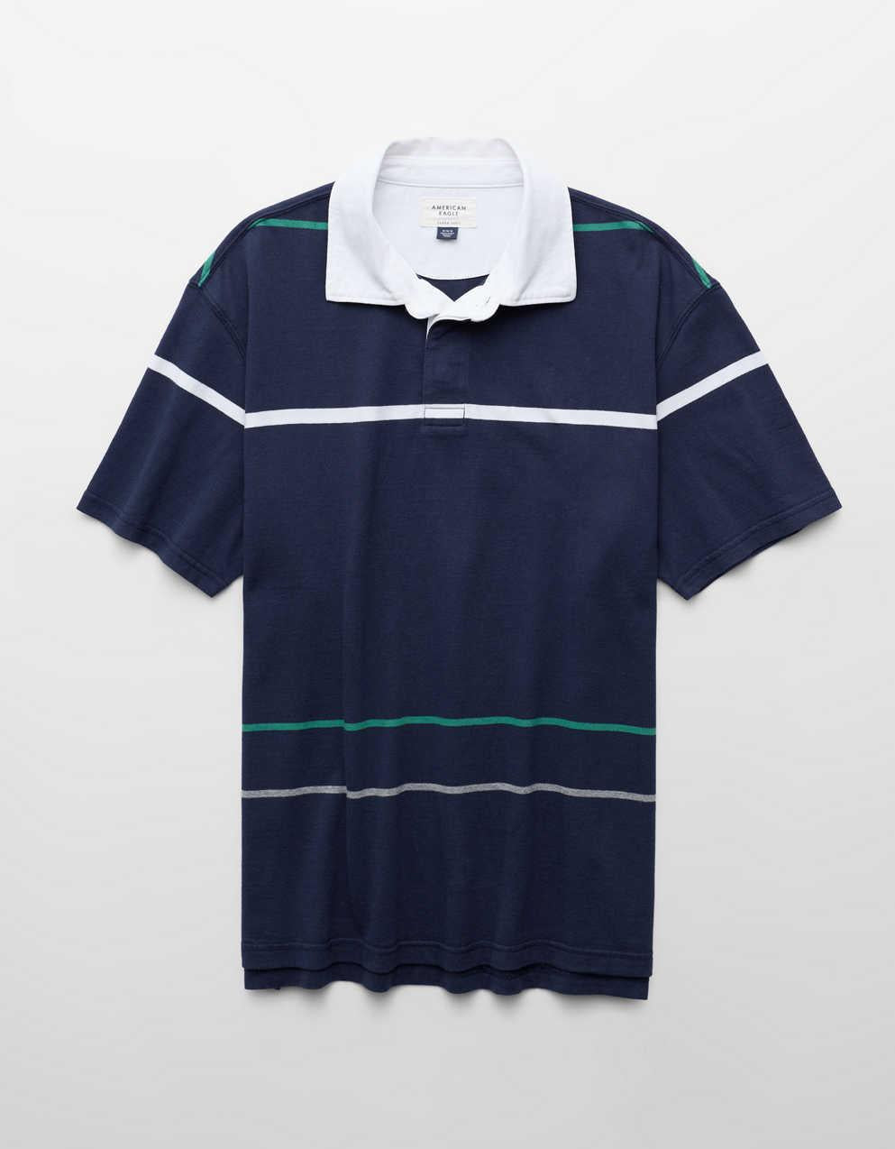 AE Standard Fit Rugby Shirt