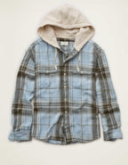 AE Relaxed Fit Hooded Flannel