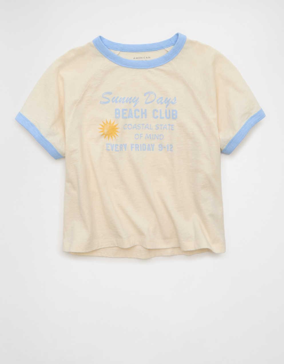 AE グラフィック・リンガーTシャツ
