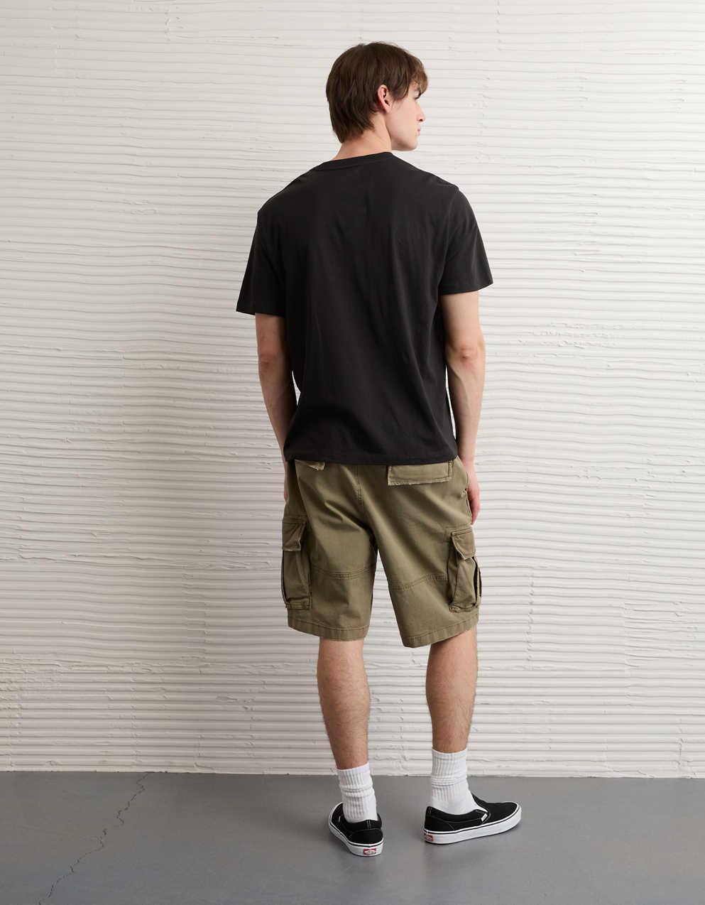 AE スタンダードフィット 軽量ロゴTシャツ