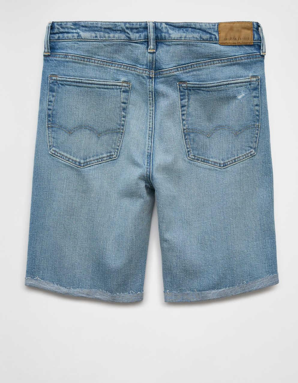 AE 9" AirFlex+ +TENCEL™ Fibers Patched Denim Short