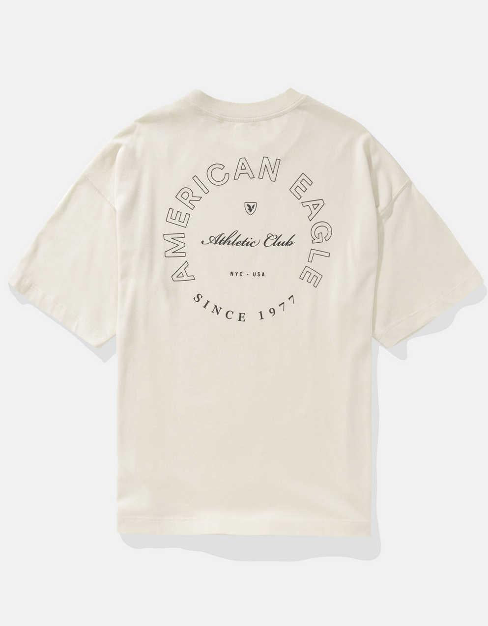 AEオーバーサイズロゴグラフィックTシャツ