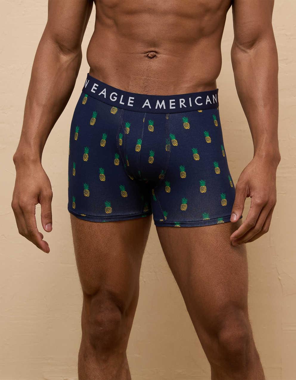 AEO メンズ パイナップル 4.5インチ クラシック・ボクサー・ブリーフ