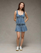 AE Ruched Strap Cropped Tank Top