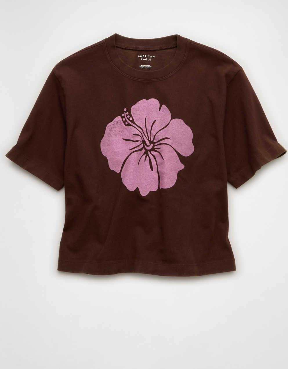 AEボクシー・グラフィックTシャツ