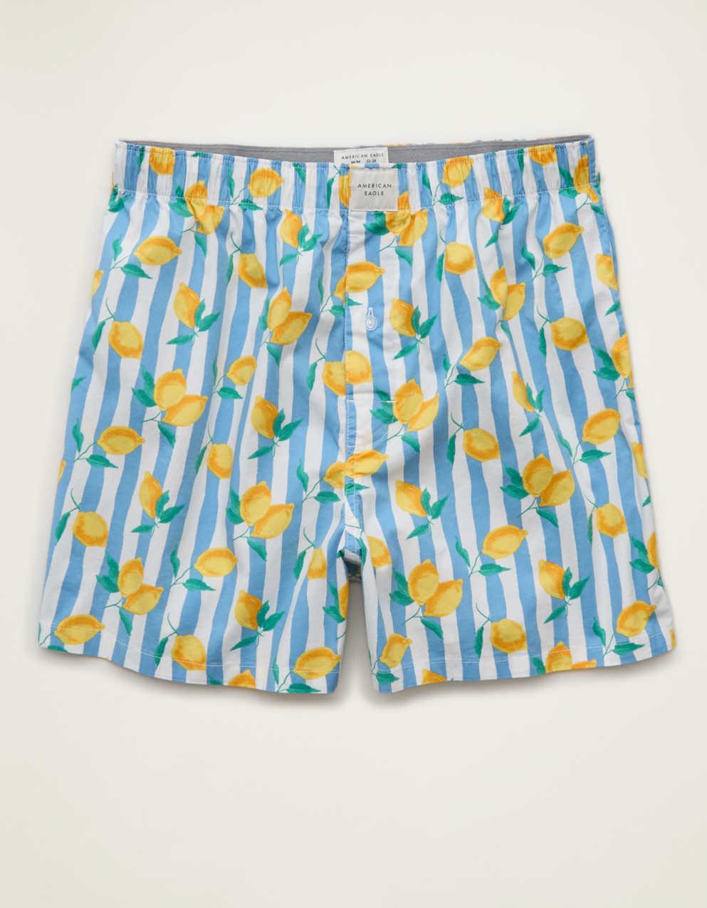 AEO Men's Food Stretch Cotton Boxer Short