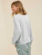 Aerie ハッピースニット・ヘンリーTシャツ