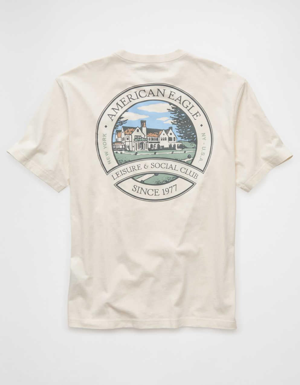 AEスタンダードフィットロゴグラフィックTシャツ