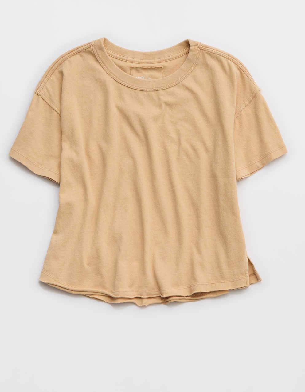 Aerie サマーブリーズ クロップドTシャツ