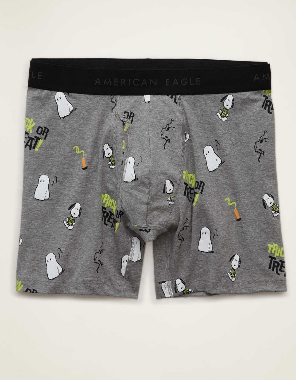 AEO メンズ ハロウィン スヌーピー 6インチ クラシック コットン ボクサーブリーフ