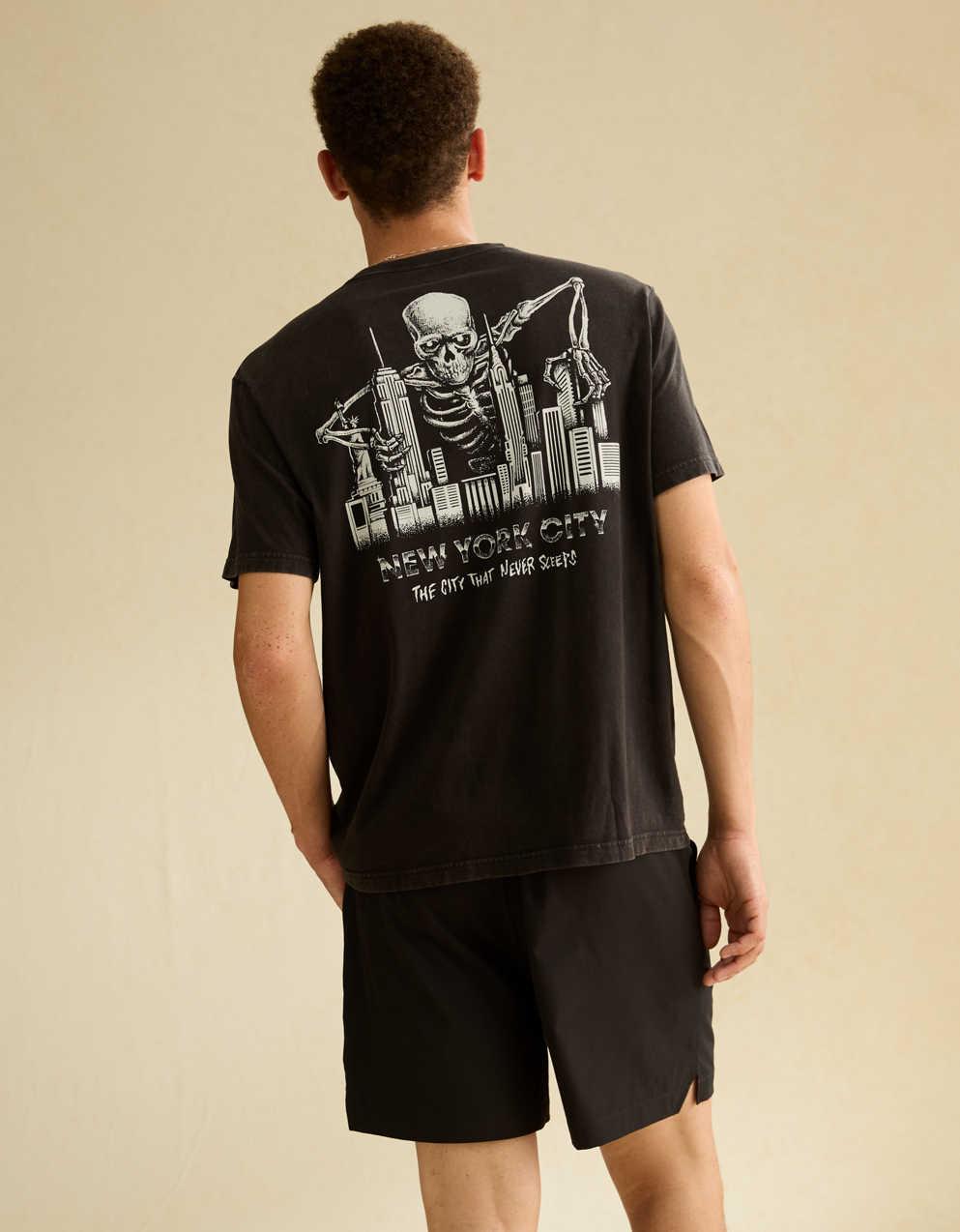 AE スタンダードフィット ハロウィン柄Tシャツ