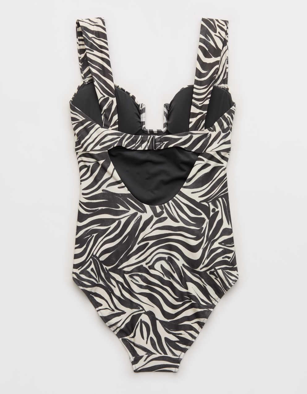 Aerie Bandeau Full Coverage One Piece Swimsuit